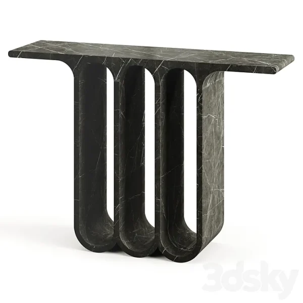 3DSky - Arches3 Marble Console Table by Perve Langlais