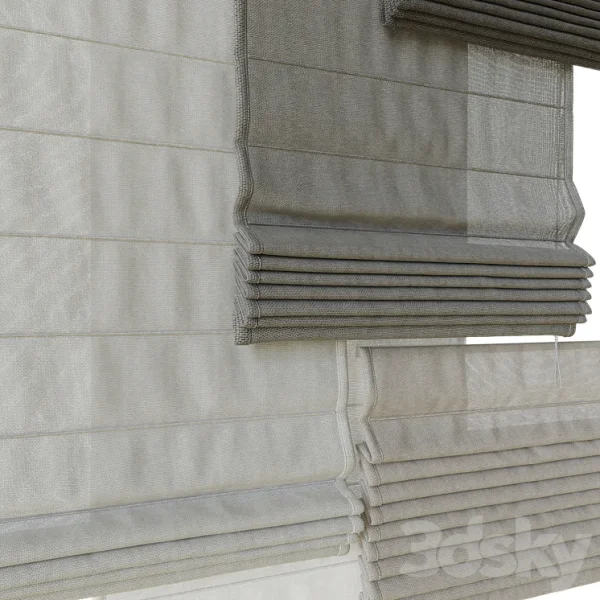 3DSky - Roman Curtain Set 1 - Image 2