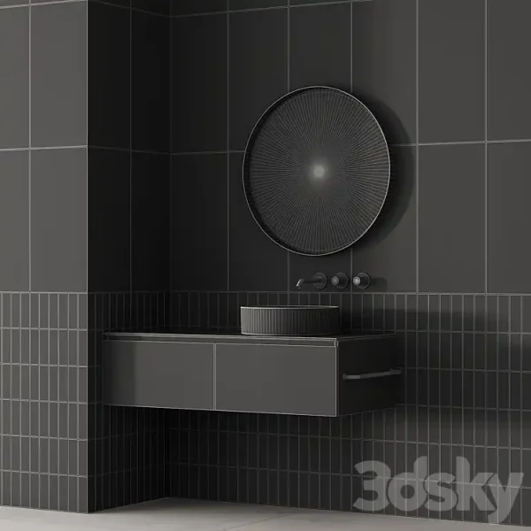 3DSky - 187 Bathroom Furniture 03 Minimal Scandi 2 Options 00 - Image 5