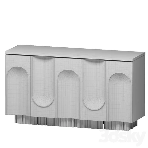 3DSky - BLACK AND GOLD SIDEBOARD - Image 3