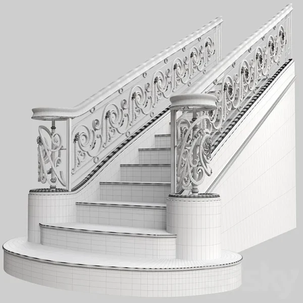 3DSky - Wrought Iron Railing Art 72 - Image 3