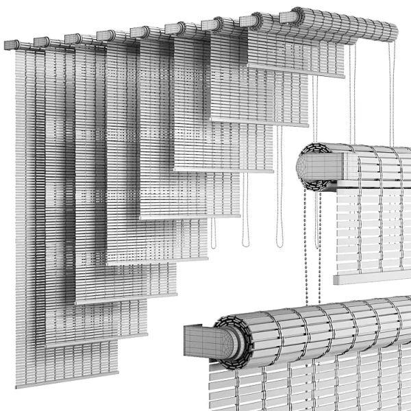 3DSky - Wooden Roller Blinds 3 - Image 4