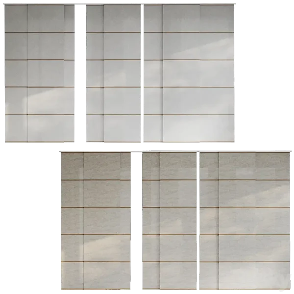 3DSky - Panel Curtains Japanese Curtains 2 - Image 3