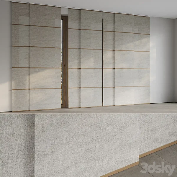 3DSky - Panel Curtains Japanese Curtains 2 - Image 5