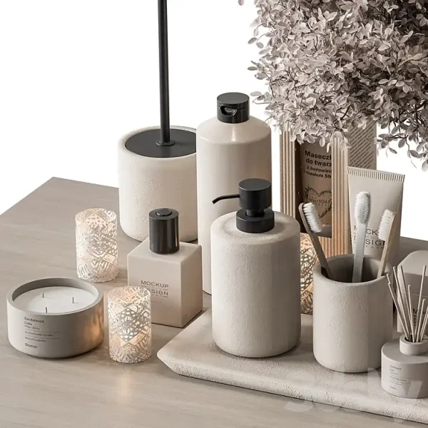 3DSky - Bathroom Accessory Set 30 - Image 2