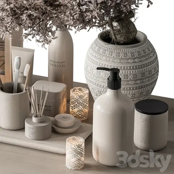 3DSky - Bathroom Accessory Set 30 - Image 3