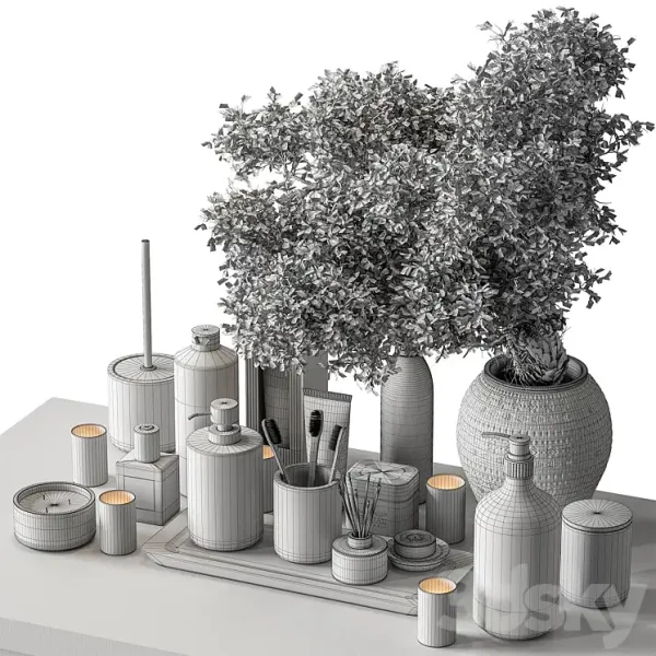 3DSky - Bathroom Accessory Set 30 - Image 5