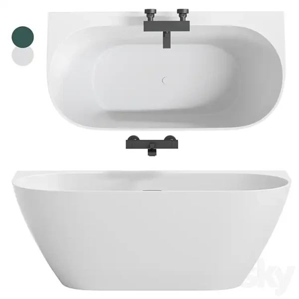 3DSky - Bathtub Salini Sofia Wall