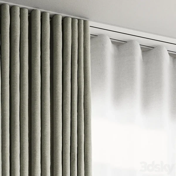 3DSky - Linen Curtains 5 - Image 3