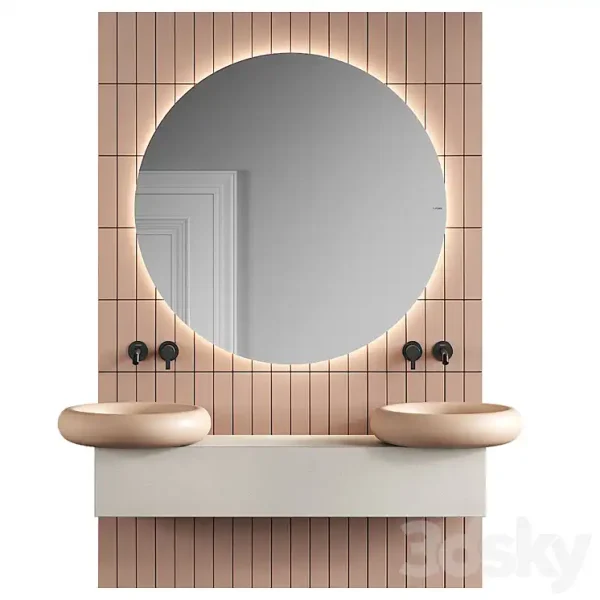 3DSky - Inbani Ease Vanity Unit Set 1