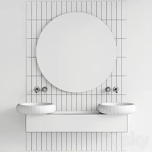 3DSky - Inbani Ease Vanity Unit Set 1 - Image 5