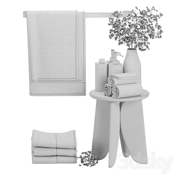 3DSky - Decorative Bathroom Set 005 - Image 4