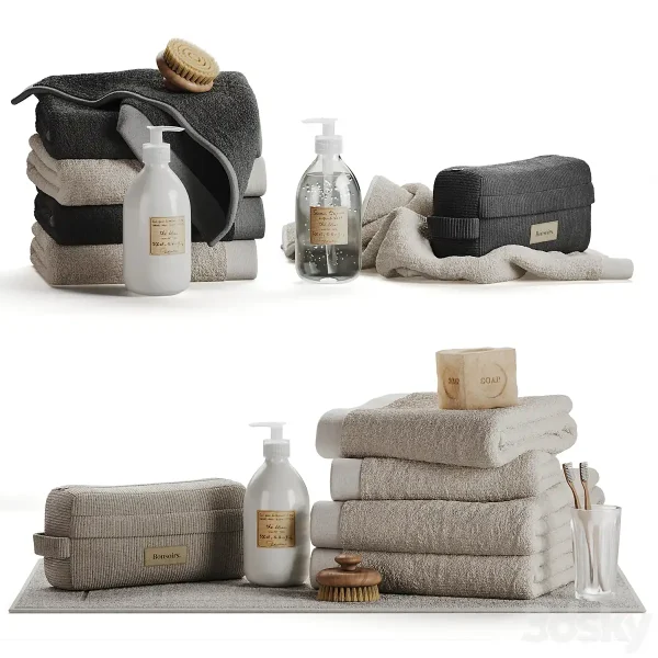3DSky - Towels 26 Bonsoirs