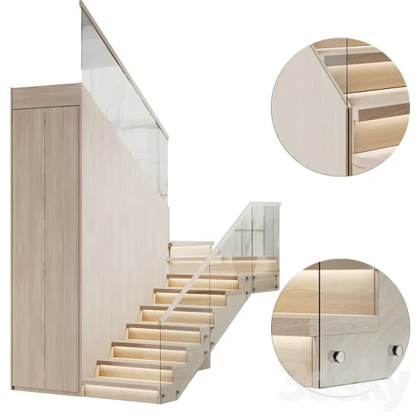 3DSky - Modern Stairs 3