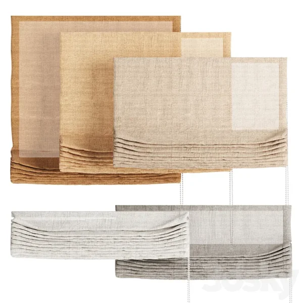 3DSky - Roman Blinds 004 - Image 2