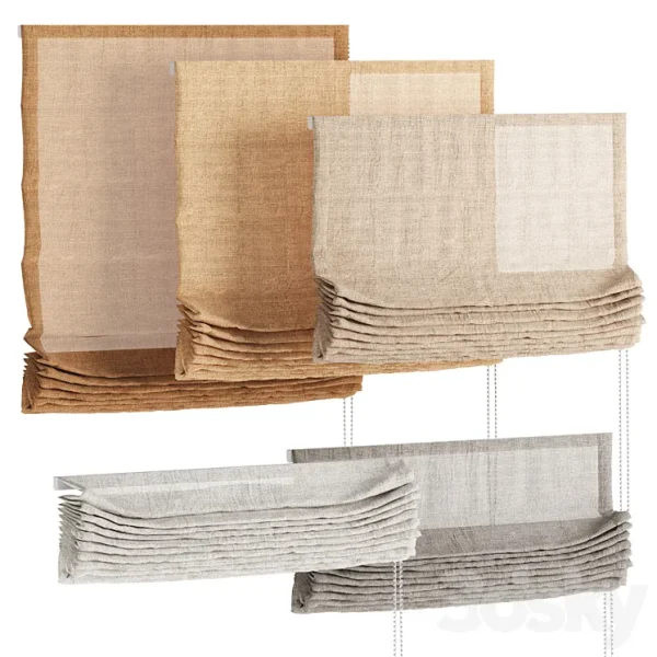 3DSky - Roman Blinds 004