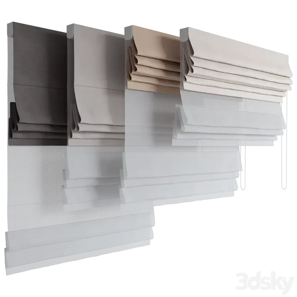 3DSky - Roman Curtains 190 - Image 2