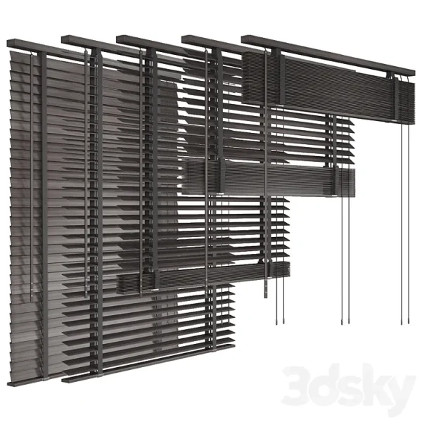 3DSky - Folding Wooden Blinds 1