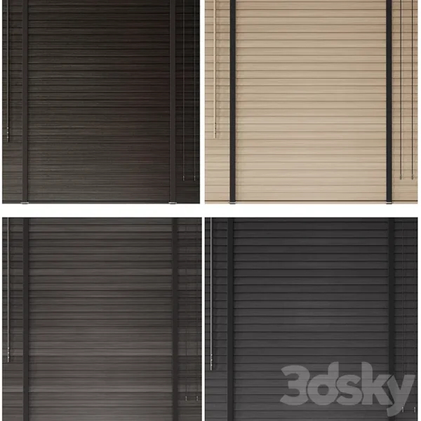 3DSky - Folding Wooden Blinds 1 - Image 3
