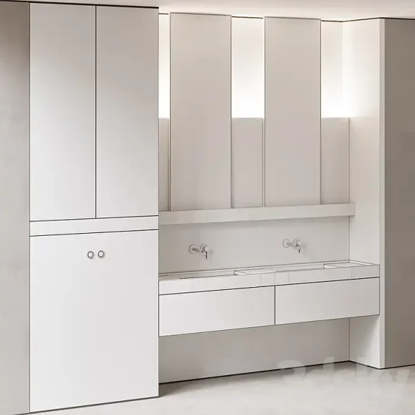 3DSky - Bathroom Furniture 01 - Image 5