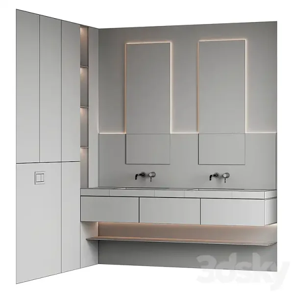 3DSky - Bathroom Furniture 020 - Image 4