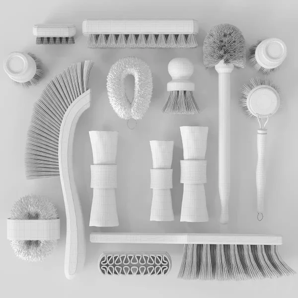 3DSky - A Set of Towels and Brushes for the Bathroom - Image 3
