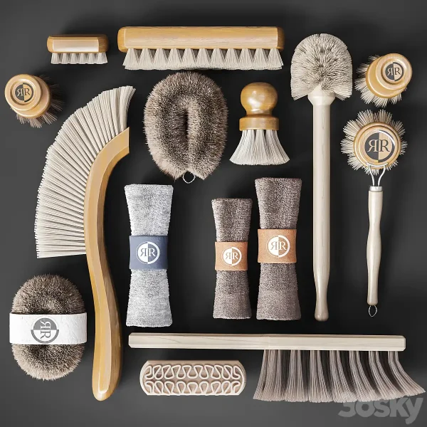 3DSky - A Set of Towels and Brushes for the Bathroom - Image 2
