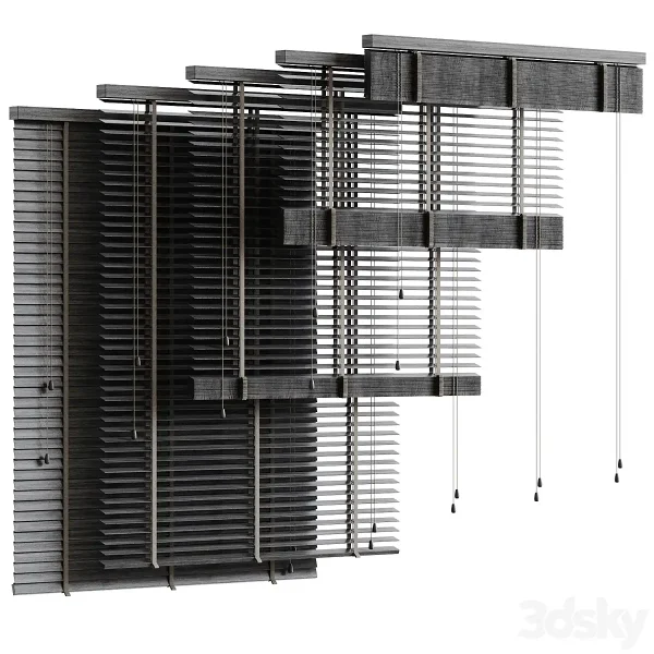 3DSky - Folding Wooden Blinds - Image 3