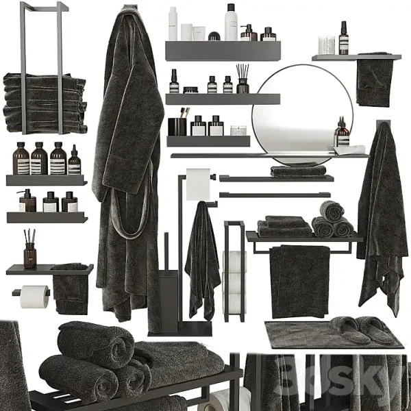 3DSky - Decorative Bathroom Set 205 - Image 3