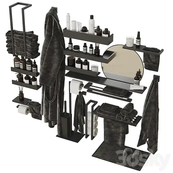 3DSky - Decorative Bathroom Set 205 - Image 2