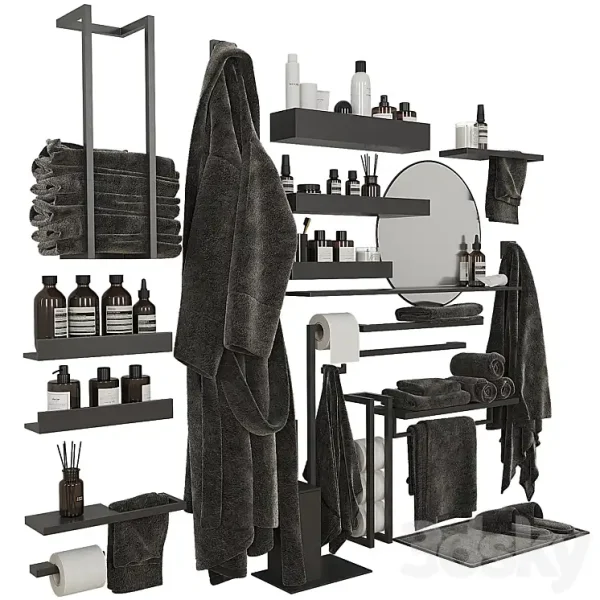 3DSky - Decorative Bathroom Set 205