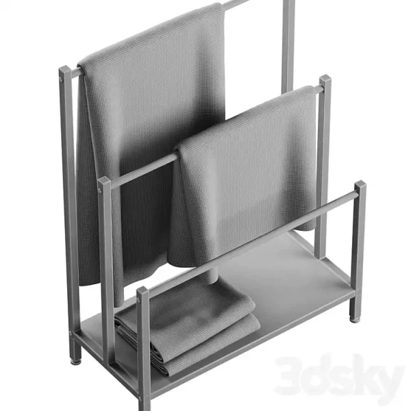 3DSky - Freestanding Rack for Towels and Blankets HOOBRO - Image 5
