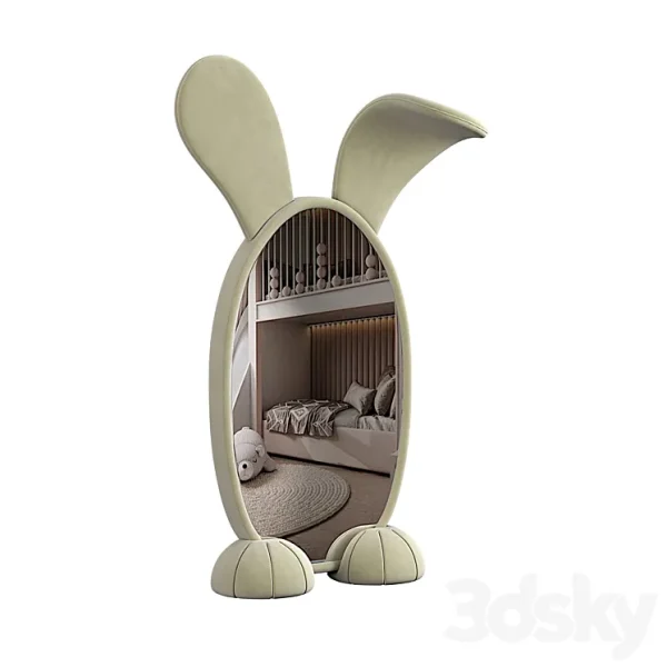 3DSky - Bunny Floor Mirror - Image 3