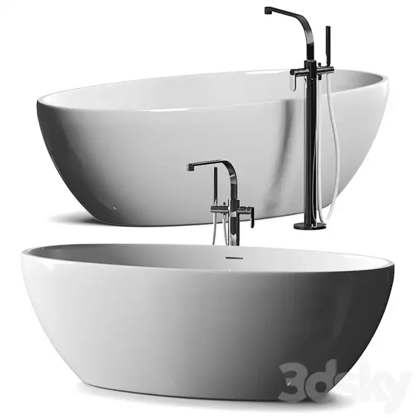 3DSky - Ceramica Flaminia App Bathtub