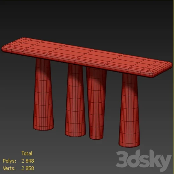 3DSky - CB2 Inverse Console Table - Image 3