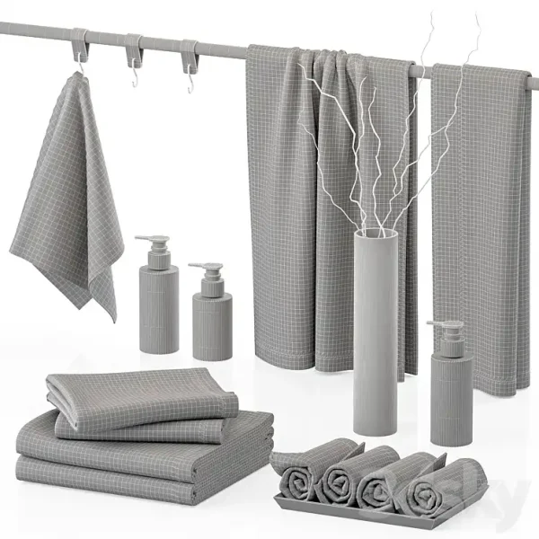 3DSky - Decorative Set for Bathroom 04 - Image 3