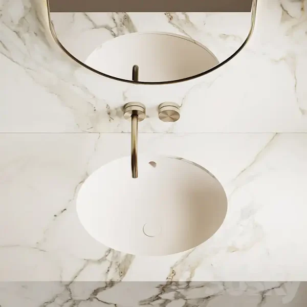 3DSky - Bathroom Furniture Beige - Image 3