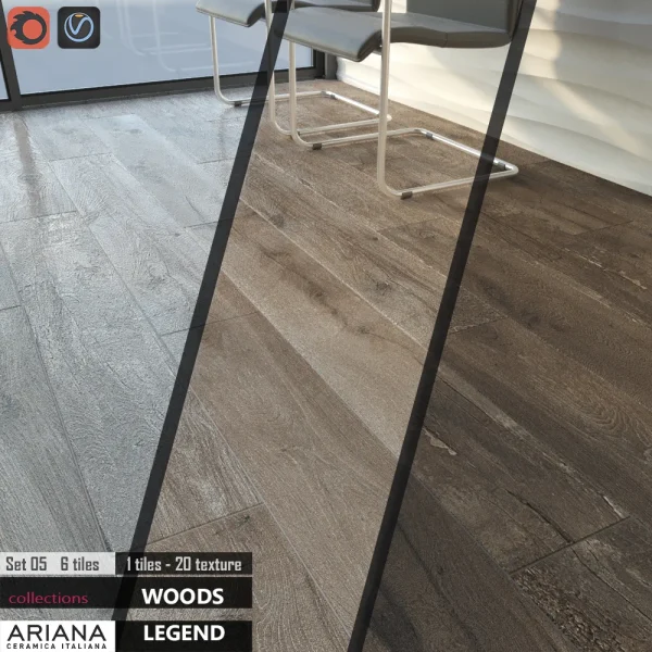 3DSky - ARIANA LEGEND BROWN GREY SAND Set 05