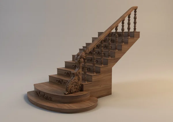 3DSky - Stairs Wooden - Image 2