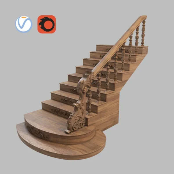 3DSky - Stairs Wooden