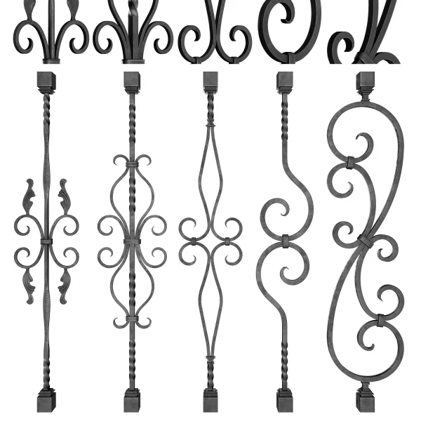 3DSky - Wrought Iron Bundle No2 Railing