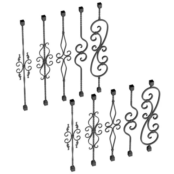 3DSky - Wrought Iron Bundle No2 Railing - Image 2