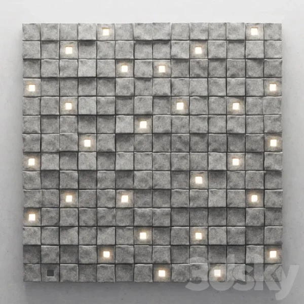 3DSky - Panel Stone Cube