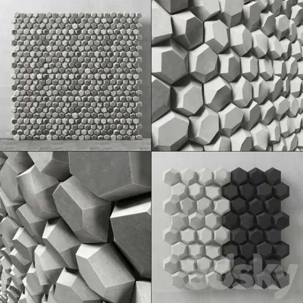 3DSky - Panel Decorative Hexagon - Image 2
