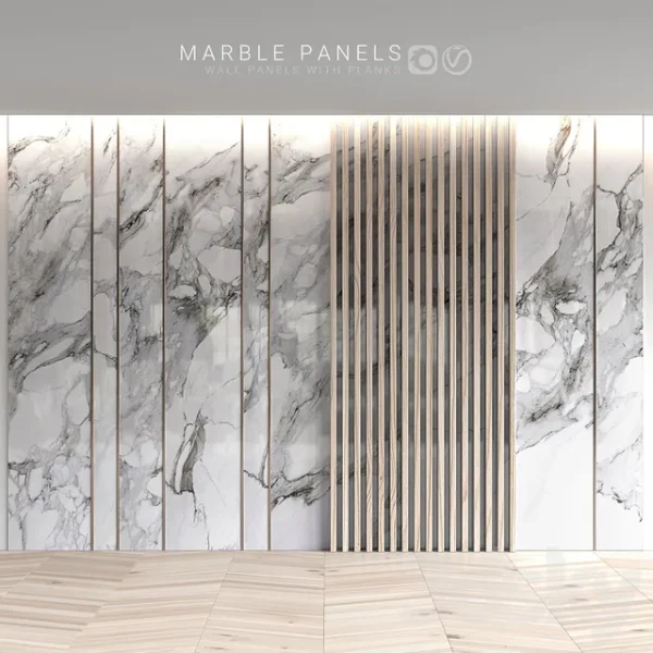 3DSky - Marble Panels with Planks