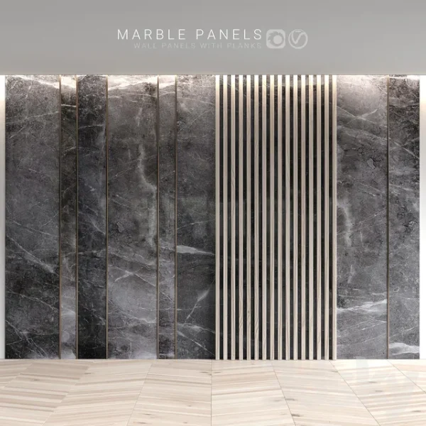 3DSky - Marble Panels with Planks - Image 3