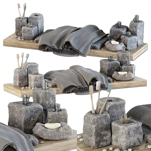 3DSky - Batroom Decor Stone Soap n2