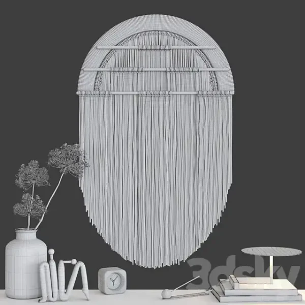 3DSky - Teddy and Wool Macrame Decor Set 02 - Image 4