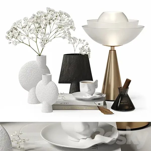 3DSky - Decorative Set Cup Kiss