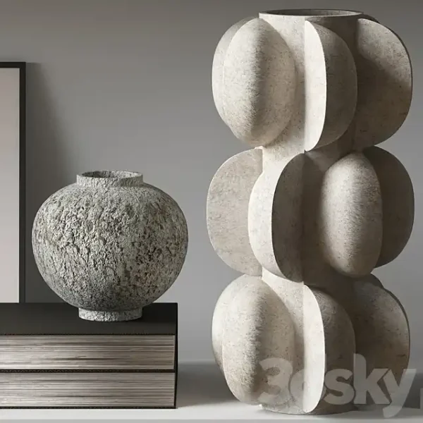 3DSky - Decorative Set with Ceramic 012 - Image 2